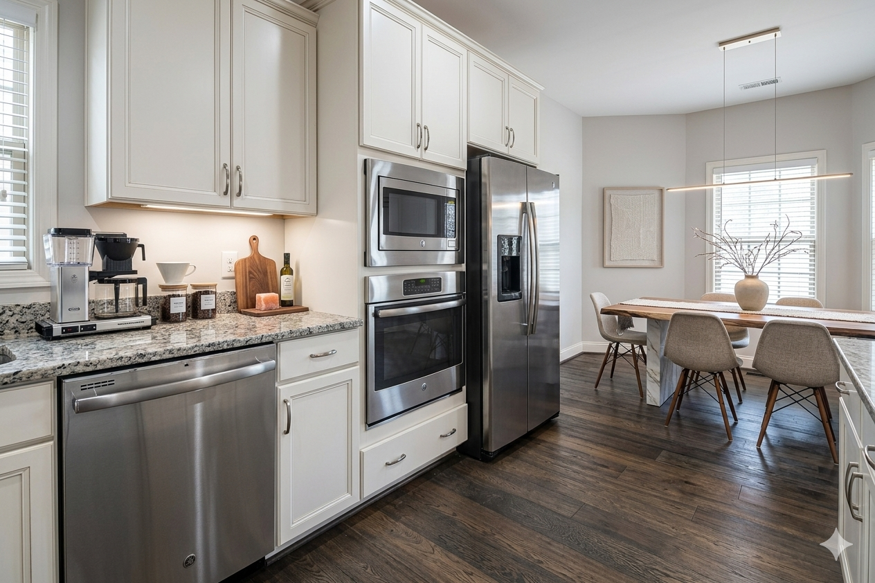 Técnico reparando electrodoméstico